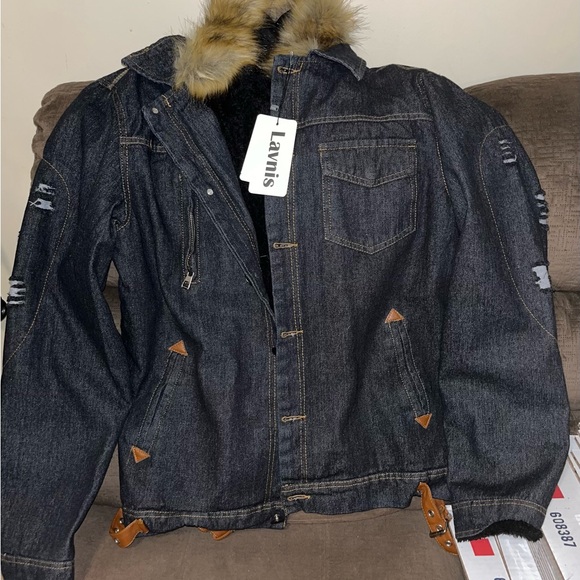 NWT Men’s XXL jean coat - Picture 1 of 6